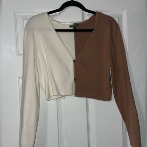Target Wild Fable Splitcolor cropped cardigan